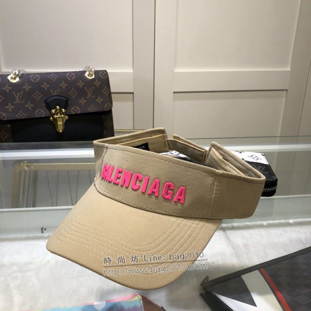 Balenciaga男女同款帽子 巴黎世家空頂遮陽帽  mm1076
